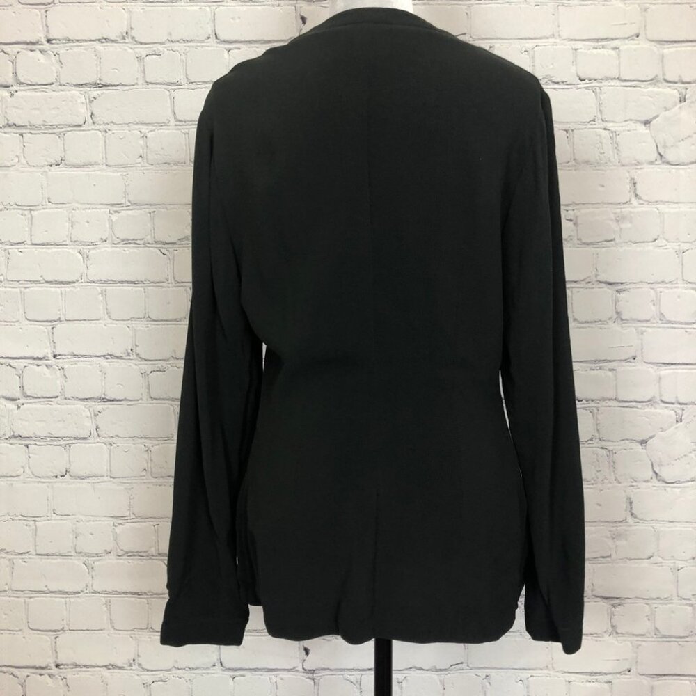 Gucci Vintage Black Jacket Blazer Size 44 Rayon Wool 1990s - Picture 3 of 8